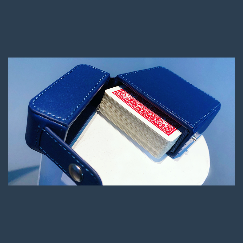 MAZE Leather Card Case (Blue) by Bond Lee