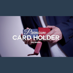 MAZE Leather Card Case (Blue) by Bond Lee