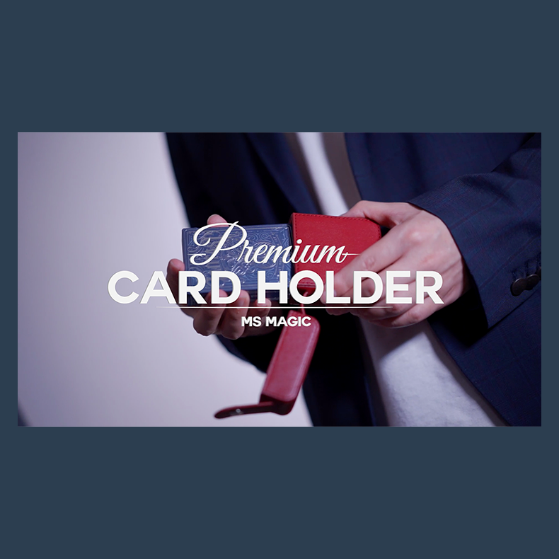 MAZE Leather Card Case (Blue) by Bond Lee