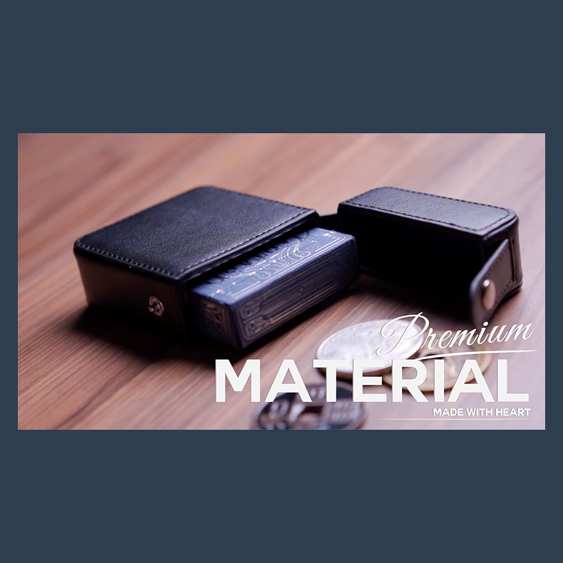 MAZE Leather Card Case (Black) by Bond Lee