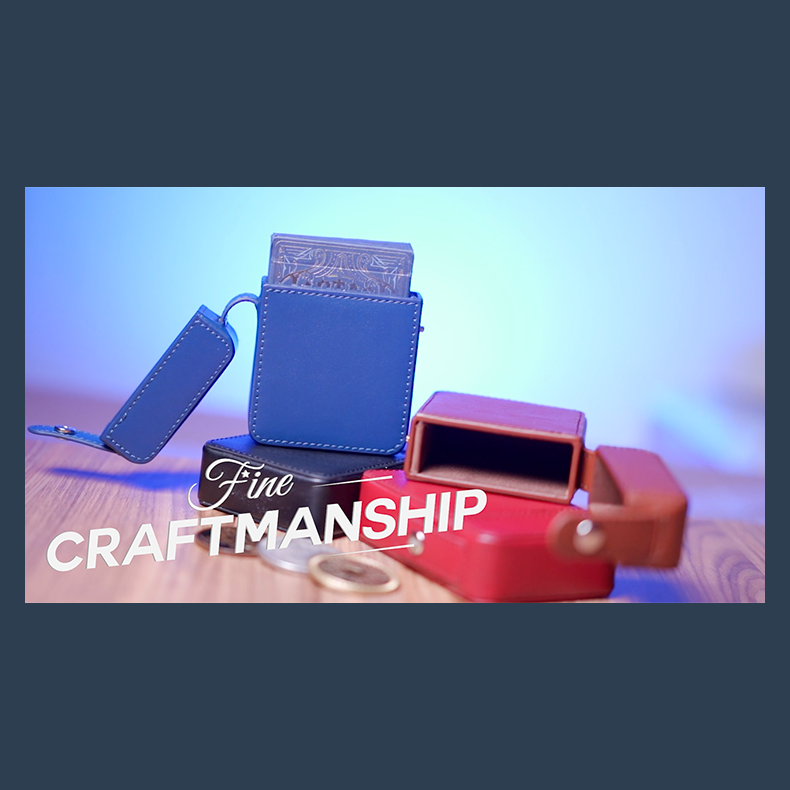 MAZE Leather Card Case (Black) by Bond Lee