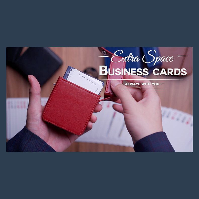 MAZE Leather Card Case (Black) by Bond Lee