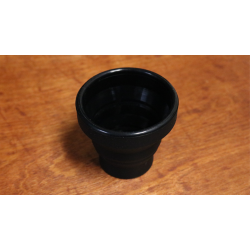 Harmonica Chop Cup Black 2 (Silicon) by Leo Smetsers 