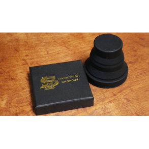 Harmonica Chop Cup Black 2 (Silicon) by Leo Smetsers 