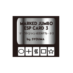 Marked Jumbo ESP Cards (Black) by Tejinaya Magic 