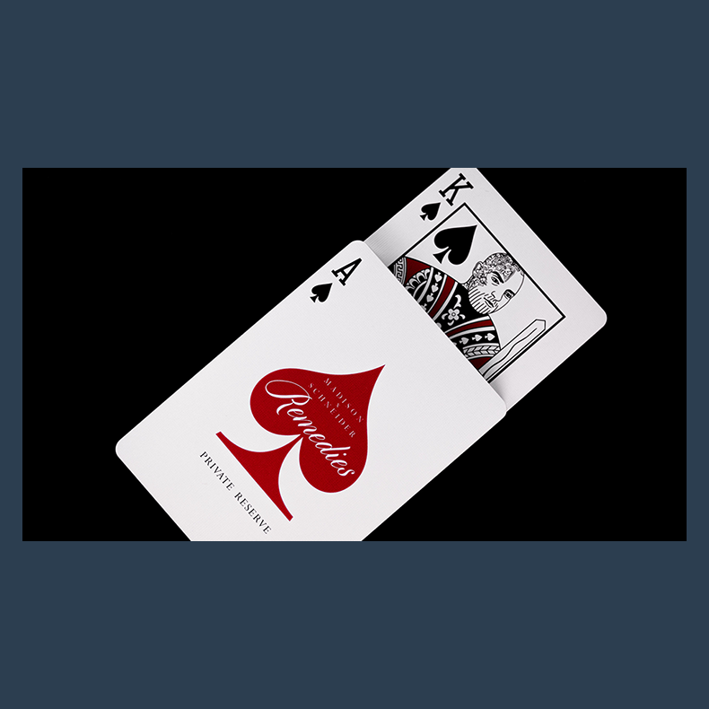 Private Reserve Remedies Playing Cards by Madison x Schneider