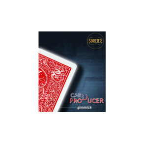 Card Production Gimmick Red by Sorcier Magic 