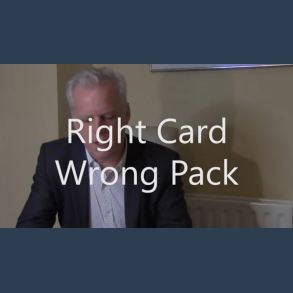 Right Card, Wrong Pack by Brian Lewis video DOWNLOAD