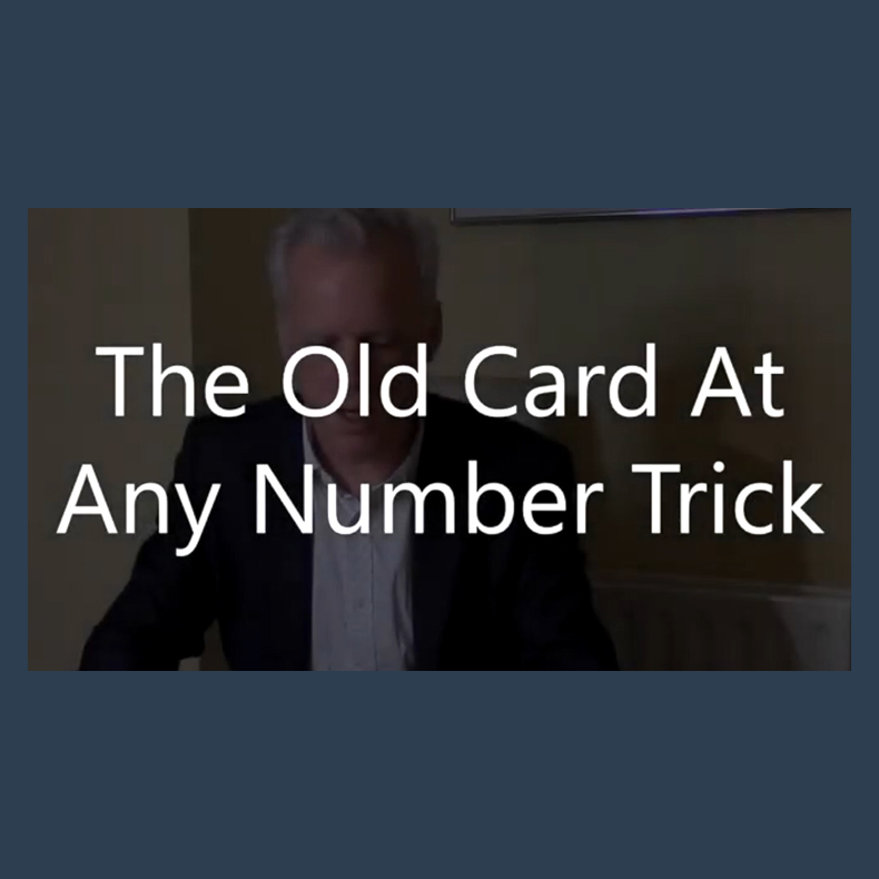 TOCAANT (The Old Card At Any Number Trick) by Brian Lewis video DOWNLOAD