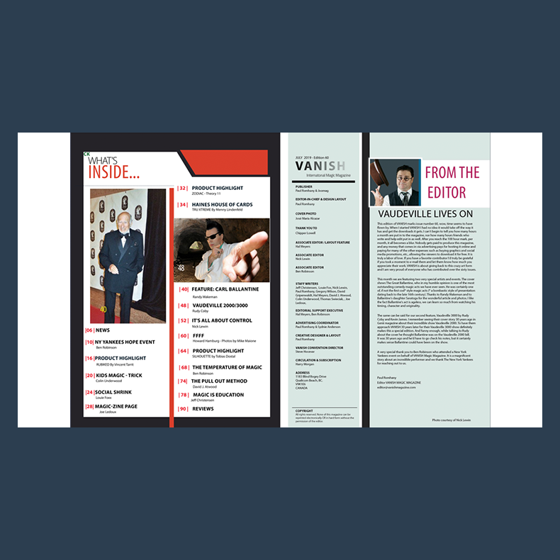 Vanish Magazine #60 eBook DOWNLOAD