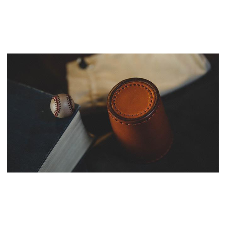 Leather Chop Cup with Balls (Brown) by TCC