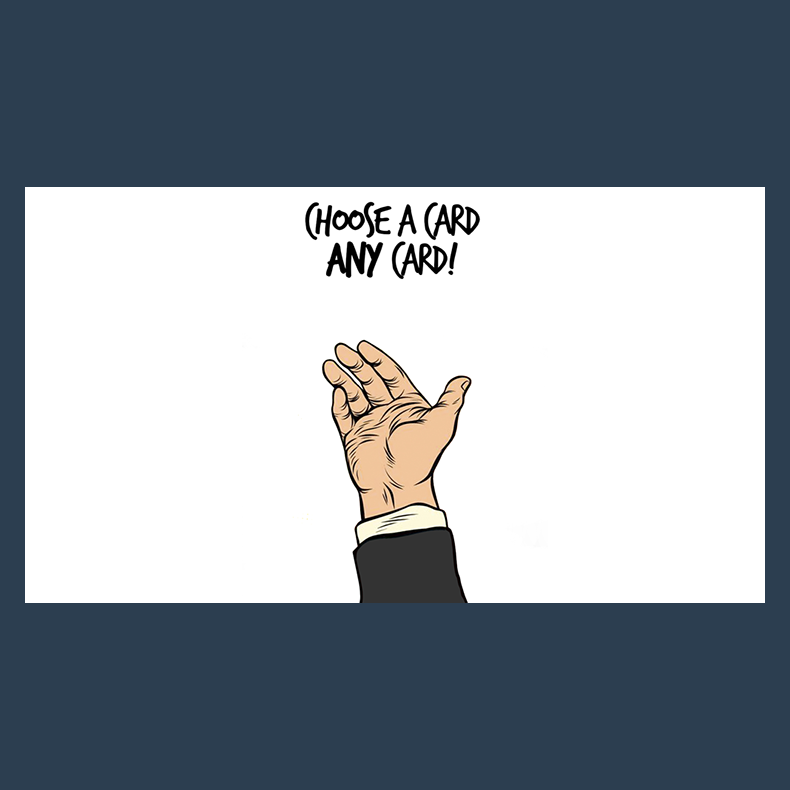3DT / CHOOSE A CARD ANY CARD by JOTA