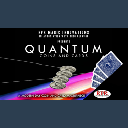Quantum Coins by Greg Gleason (Euro 50 cent Red Card) 