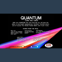 Quantum Coins by Greg Gleason (Euro 50 cent Red Card) 