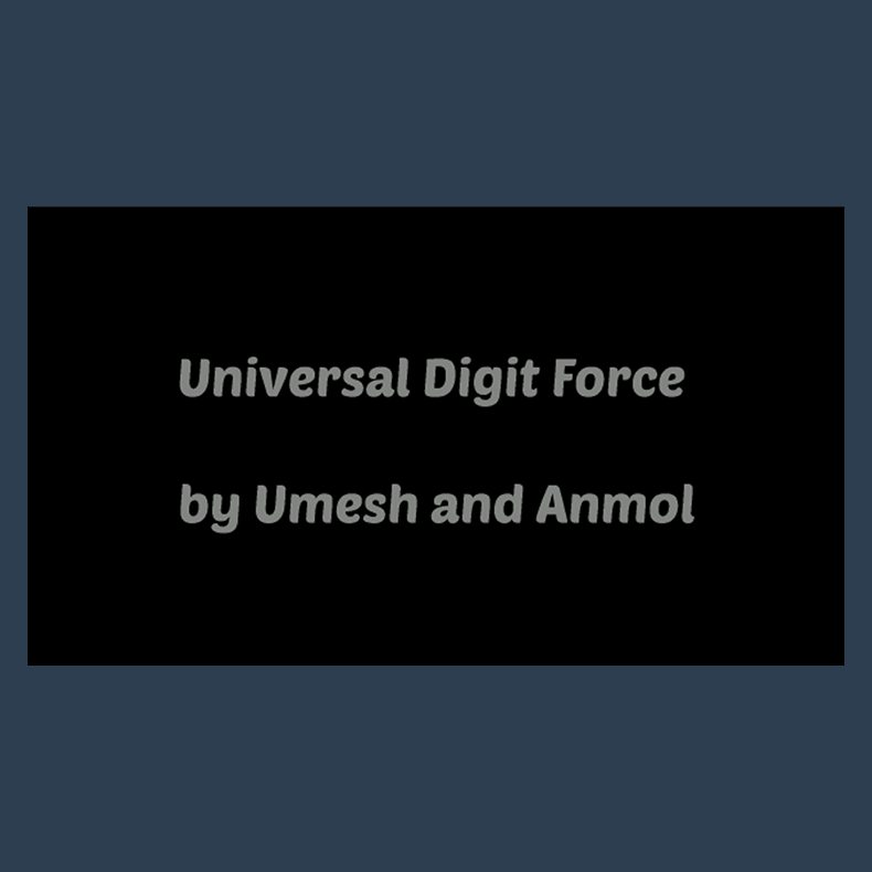 Universal Digital Force by Umesh video DOWNLOAD