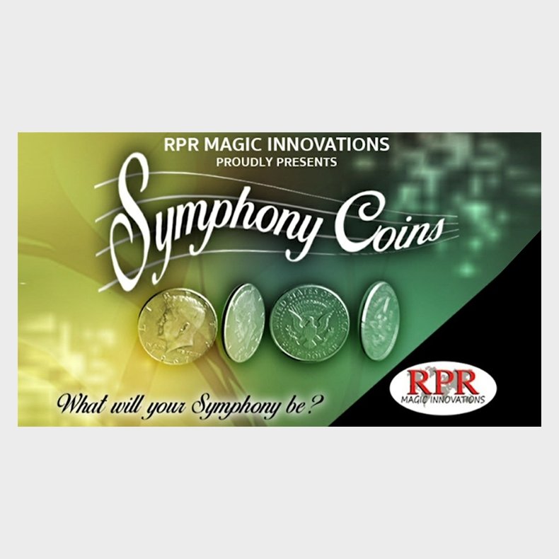 Symphony Coins Gimmicks and Online Instructions by RPR Magic Innovations - Eisenhower