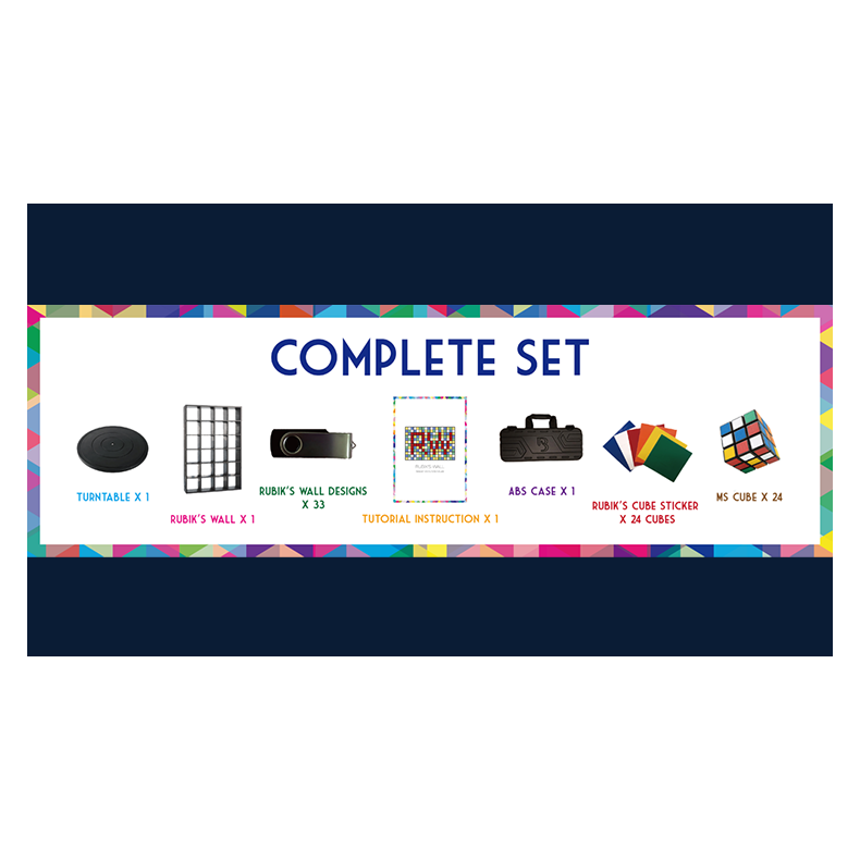 RUBIKS WALL Complete Set by Bond Lee