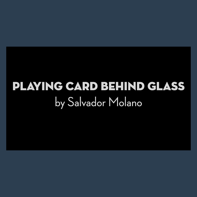 Playing Card Behind Glass by Salvador Molano video DOWNLOAD