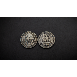 WASHINGTON SKULL HEAD COIN by Men Zi Magic