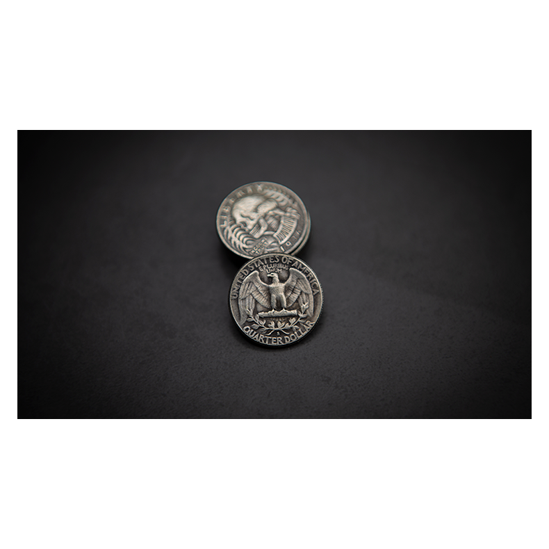 WASHINGTON SKULL HEAD COIN by Men Zi Magic