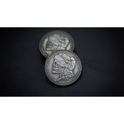 MORGAN SKULL HEAD COIN by Men Zi Magic