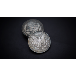 MORGAN SKULL HEAD COIN by Men Zi Magic