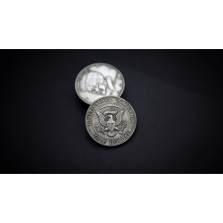 KENNEDY SKULL HEAD COIN by Men Zi Magic