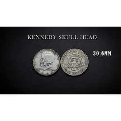 KENNEDY SKULL HEAD COIN by Men Zi Magic