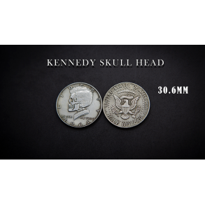 KENNEDY SKULL HEAD COIN by Men Zi Magic