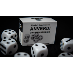 NON GIMMICKED DICE 6 PACK/WHITE by Tony Anverdi