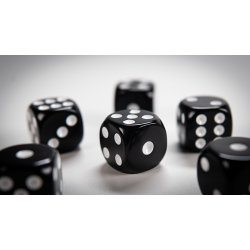 NON GIMMICKED DICE 6 PACK/BLACK by Tony Anverdi