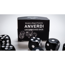 NON GIMMICKED DICE 6 PACK/BLACK by Tony Anverdi