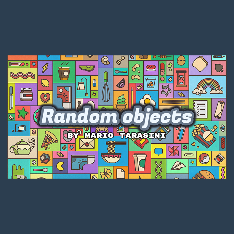 Random objects by Mario Tarasini video DOWNLOAD