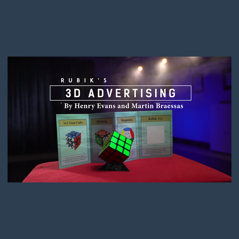 Rubik's Cube 3D Advertising by Henry Evans and Martin Braessas