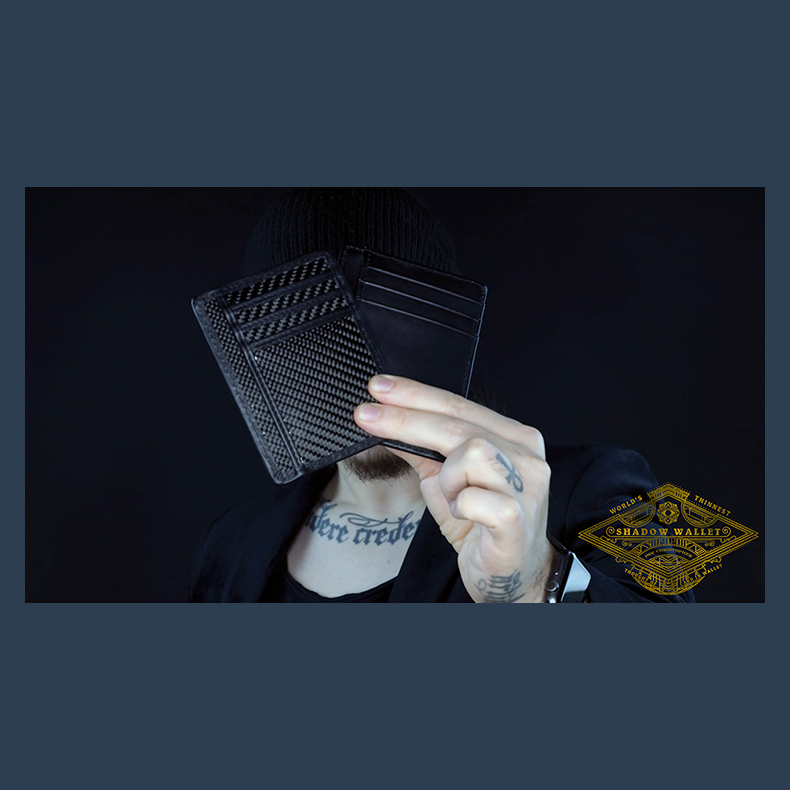 Shadow Wallet Carbon Fiber by Dee Christopher