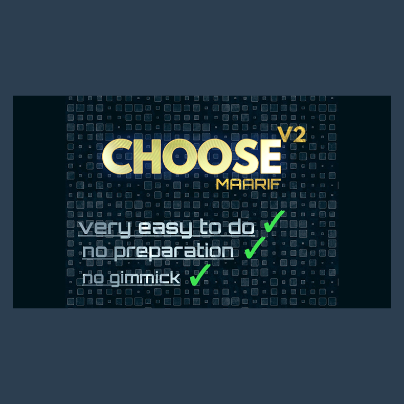 Choose V2 by Maarif video DOWNLOAD