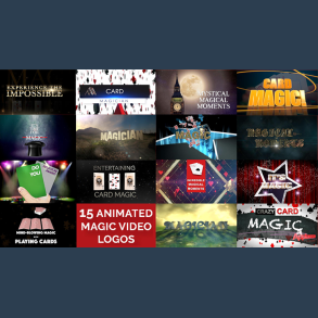 15 Magic Video Logos for Magicians by Wolfgang Riebe mixed media DOWNLOAD