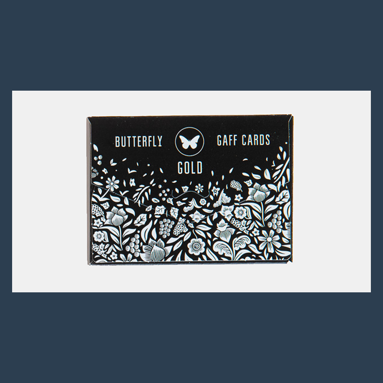 Gaff pack for Butterfly Playing Cards Marked (Black and Gold) by Ondrej Psenicka