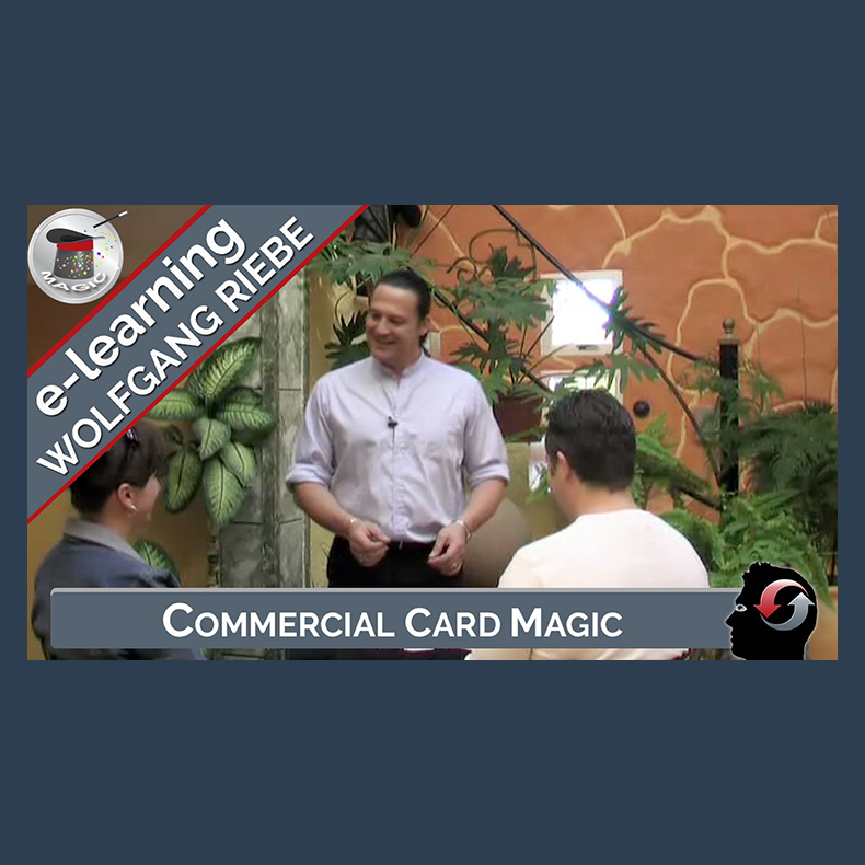 Commercial Card Magic by Wolfgang Riebe video DOWNLOAD