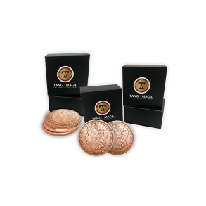 Copper Morgan Expanded Shell plus 4 four Regular Coins