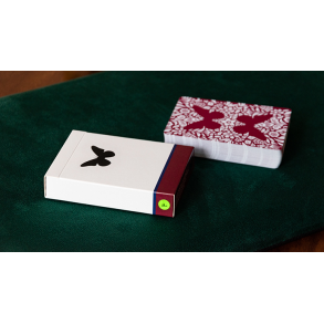 Oneway Butterfly Playing Cards Version 2 (Red) by Ondrej Psenicka