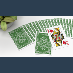 BLACK ROSES IMMERGR�N Playing Cards