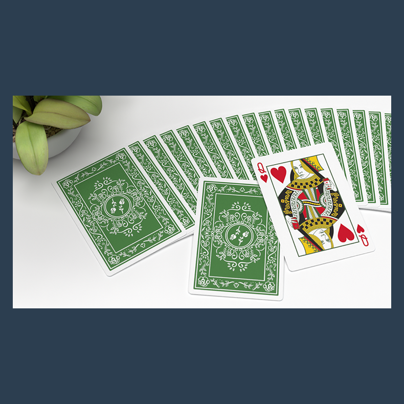 BLACK ROSES IMMERGR�N Playing Cards