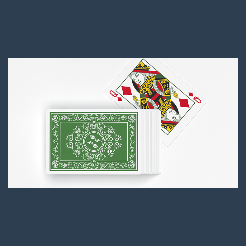 BLACK ROSES IMMERGR�N Playing Cards