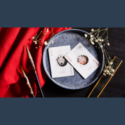 Oriental Memory Black playing Cards