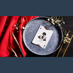 Oriental Memory Black playing Cards