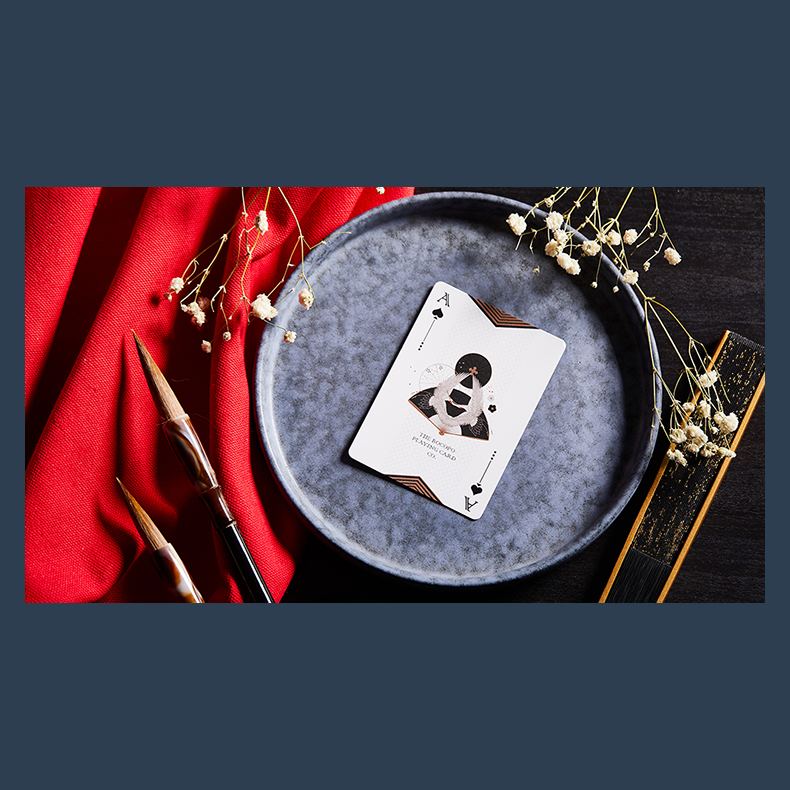 Oriental Memory Black playing Cards