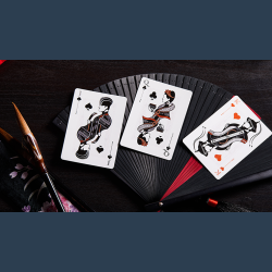 Oriental Memory Black playing Cards