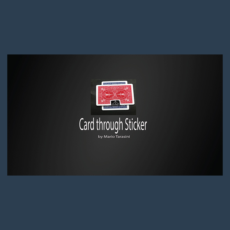Card through Sticker by Mario Tarasini video DOWNLOAD