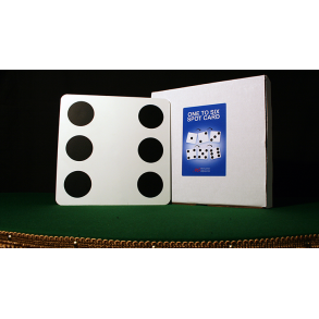 1 TO 6 SPOT CARD by Martin Lewis 